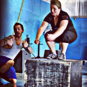 My coach, Wes, and me.20 inch box jump.